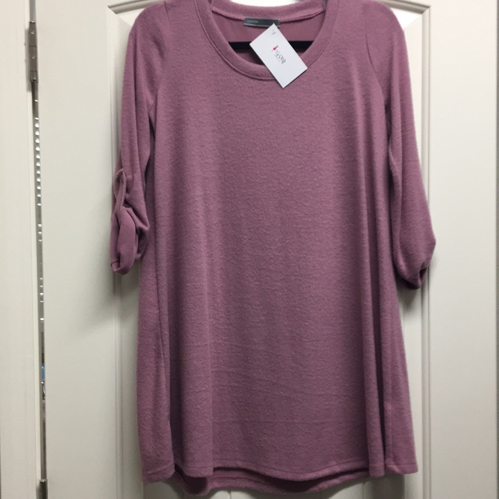 Pink sweater top. Oversized, size S.